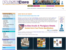 Tablet Screenshot of plasticareinc.com